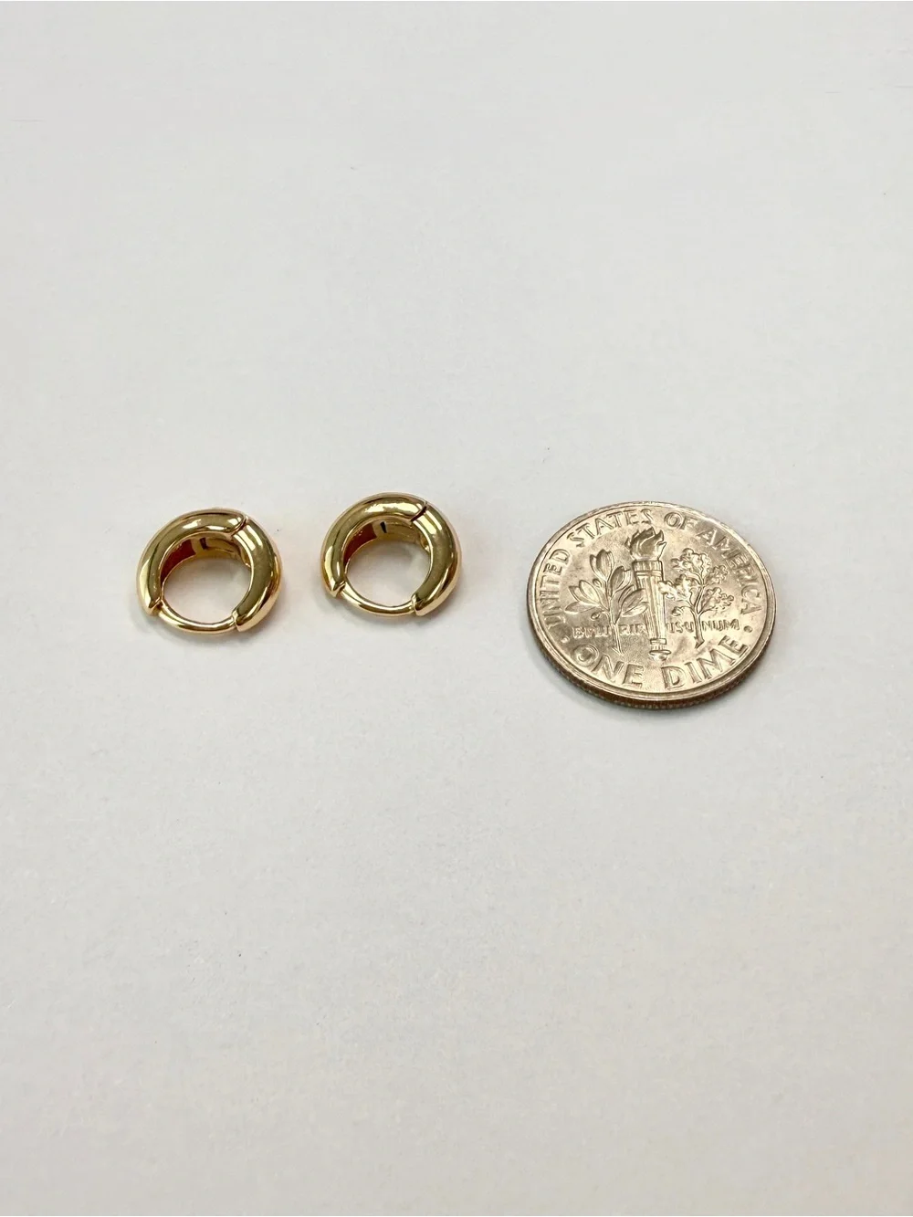 Mint & Lily Mini Teardrop Huggie Hoop Earrings